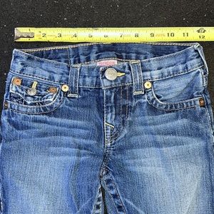 True Religion Jeans Good used condition Kids size 7 straight Leg